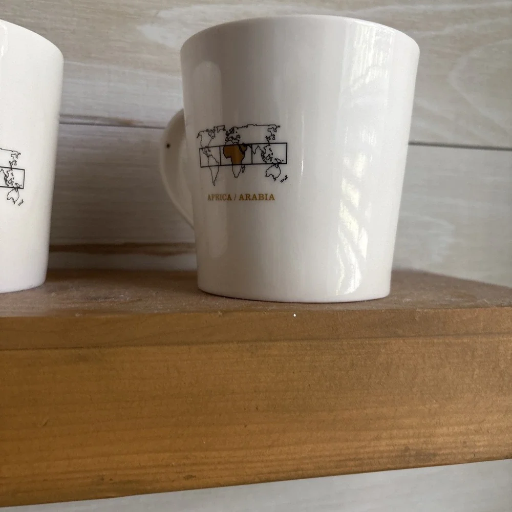 2 Starbucks Africa/Arabia Arabian Mocha Sanani Kenya Bold Coffee Mug Cup NEW